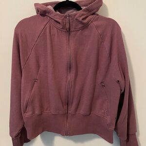 Asics Women's Mauve Zip-Up Hoodie